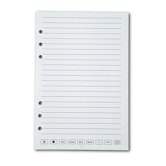 Pack de hojas de líneas (64 páginas)