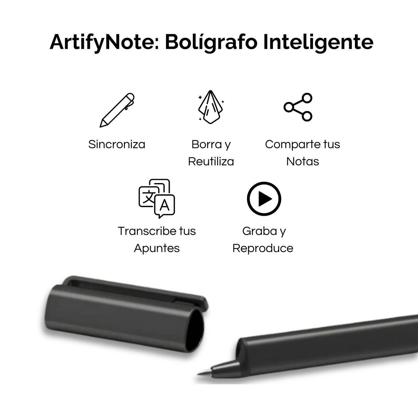 ArtifyNote SyncPen Pro Set: Bolígrafo Inteligente